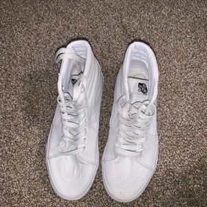 White high top vans